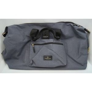 London Fog Canvas Duffel Bag Denim